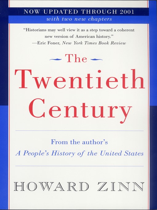 Title details for The Twentieth Century by Howard Zinn - Wait list